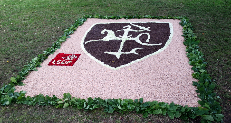 Lietuvos socialdemokratų partijos floristinė kompozicija.