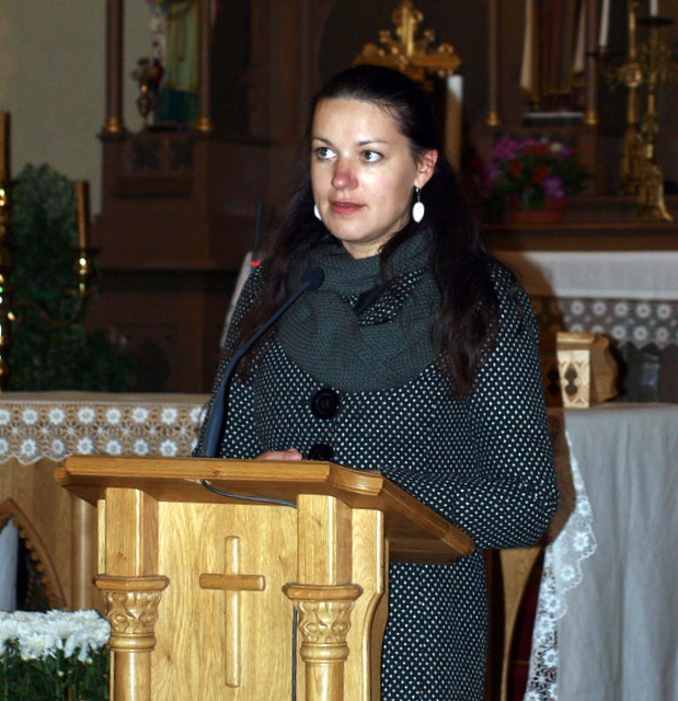 Laureatą P. Subačių pristatė kalbininkė, premijuotos jo studijos specialioji redaktorė Rima Malickaitė