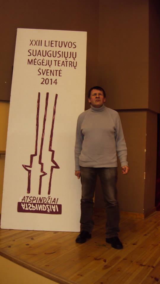 Aktorius ir režisierius Jonas Buziliauskas.
