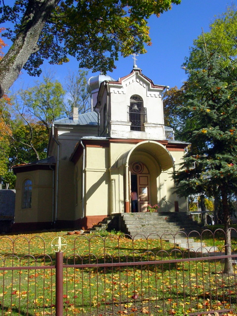 Anykščių stačiatikių Šv. Aleksandro Nevskio bažnyčia.