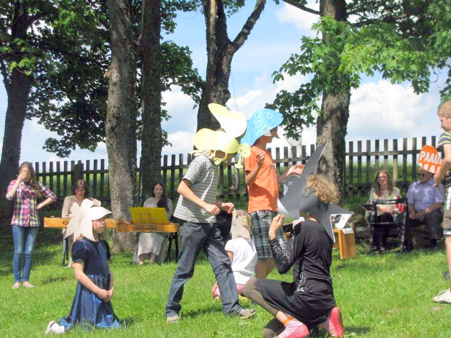 Vaidinimai Didžiulių sodyboje Griežionėlėse.
