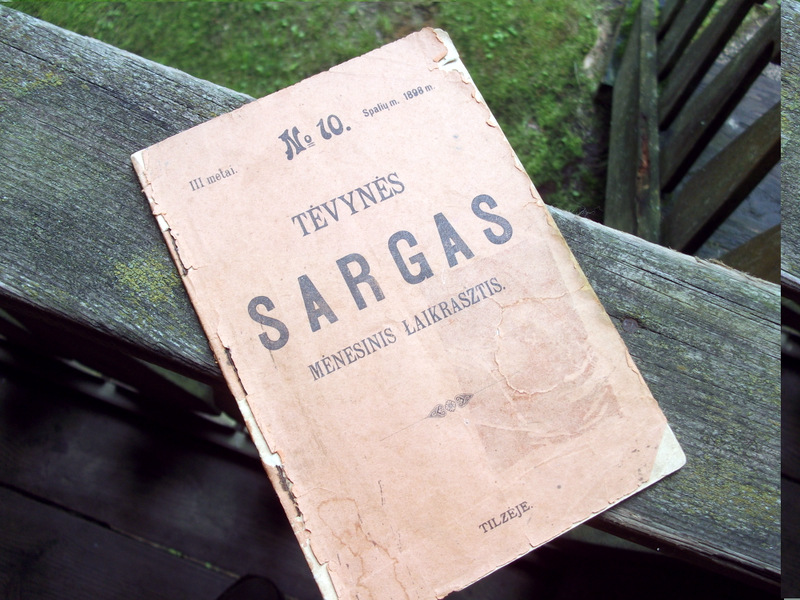 Tikriausia relikvija – Vaižganto redaguotas ir Tilžėje leistas „Tėvynės sargas“.