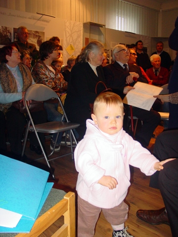 Jauniausioji Antano Karvelio proproproanūkė Saulutė