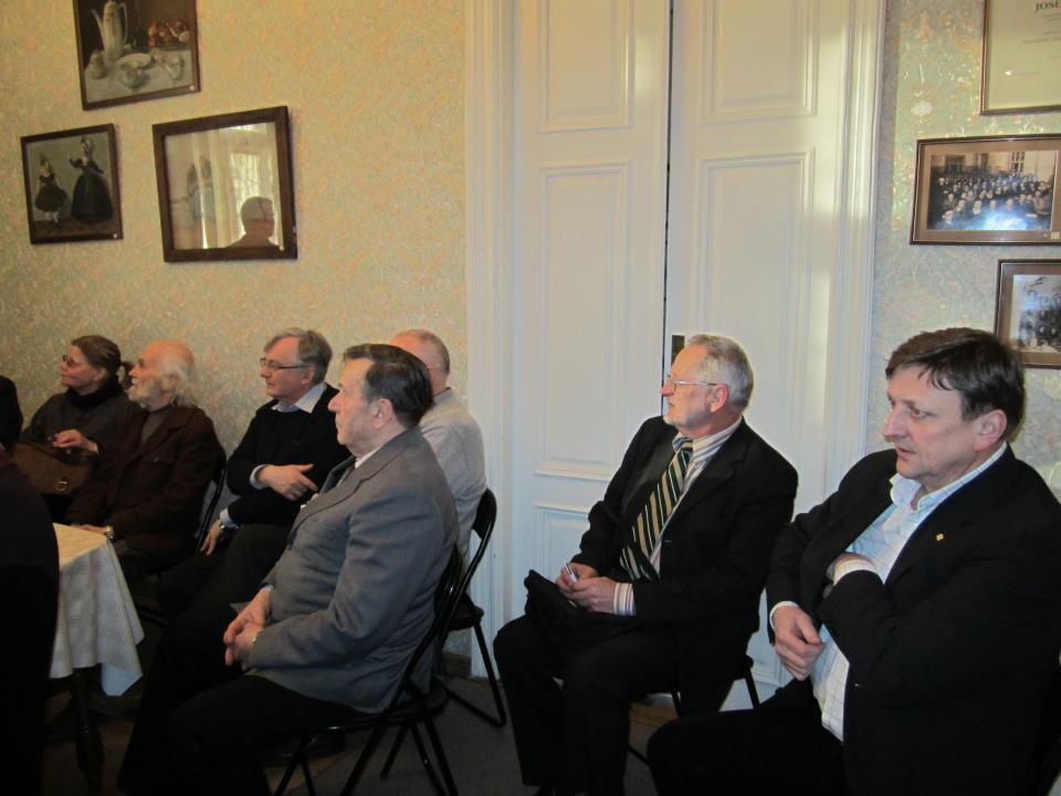 Kauno anykštėnai Tomas Ladiga, Osvaldas Janonis ir kiti steigiamajame draugijos susirinkime