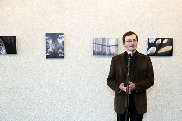 Nerijus Papirtis ir jo paroda Zarasų kultūros centre.