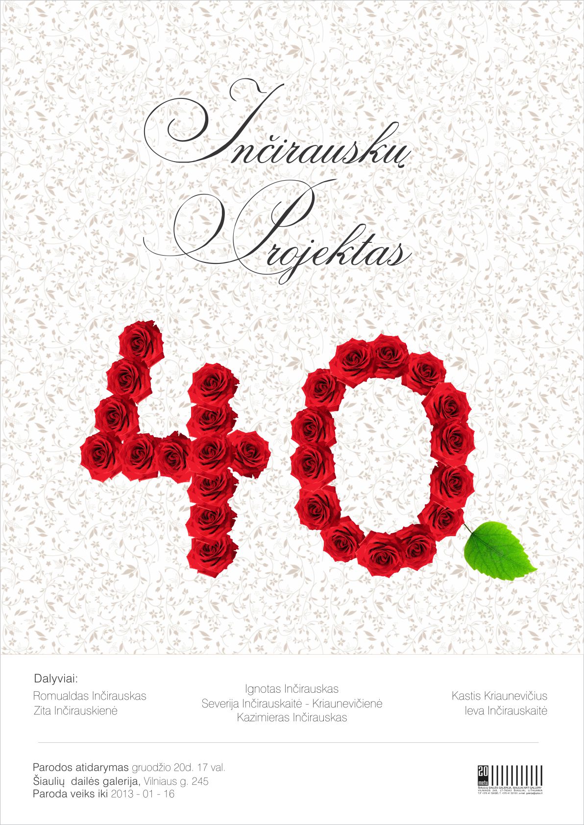 Projekto plakatas