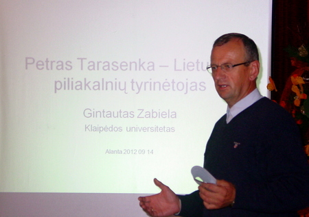 Pranešėjas Gintautas Zabiela. Antano Verbicko nuotrauka
