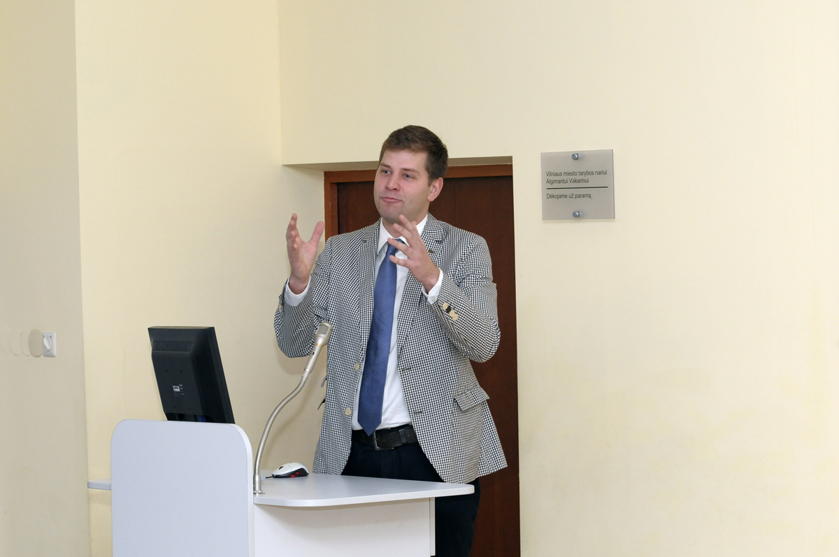 Dėstytojas Mindaugas Nefas