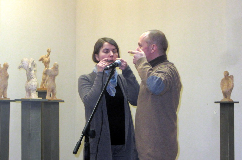 Dambreliais groja Kristina Darulienė ir Egidijus Darulis.
