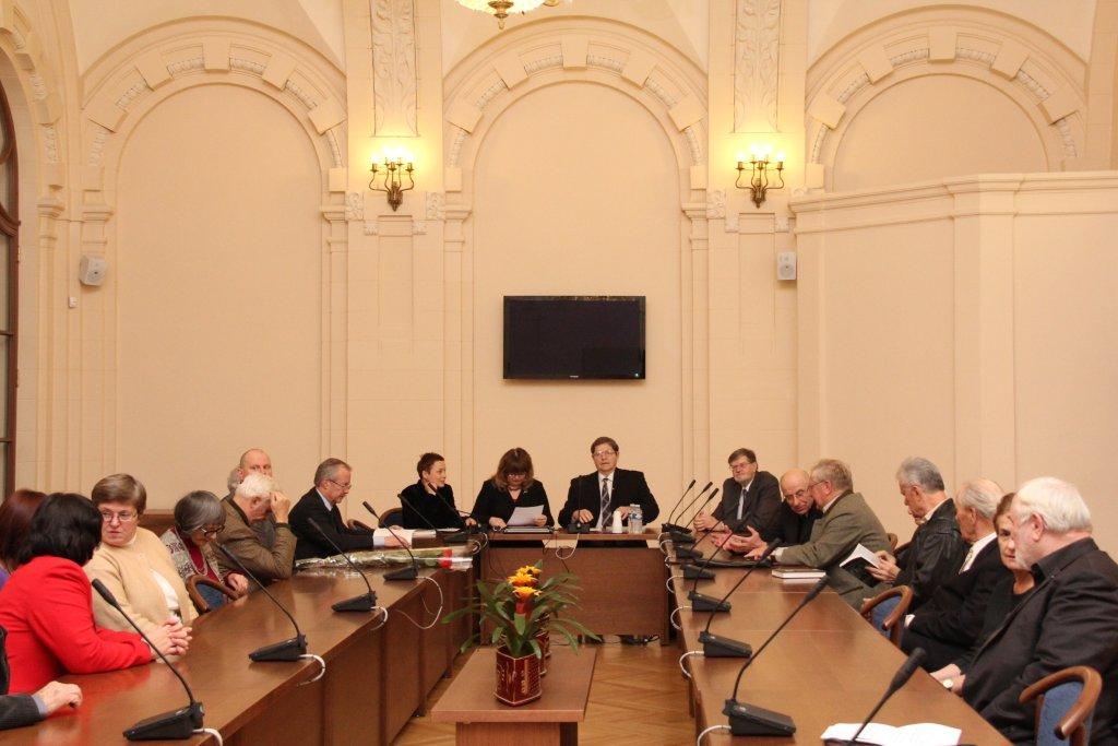 Monografijos sutiktuvės Lietuvos mokslų akademijoje.