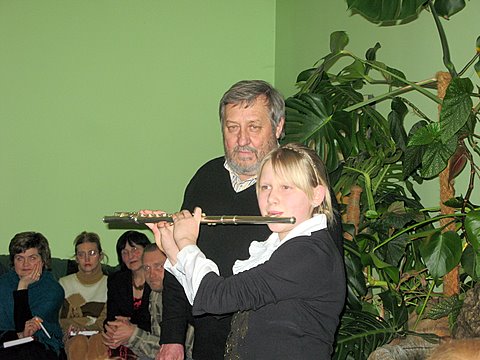 A. Ražinskas su anūke