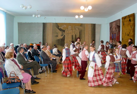 Jaunųjų anykštėnų koncertas Vilniaus anykštėnams.